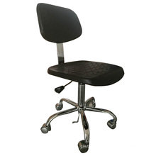 Adjustable PU Foam ESD Anti-static Chair with Black PP Foot Rest for Laboratory